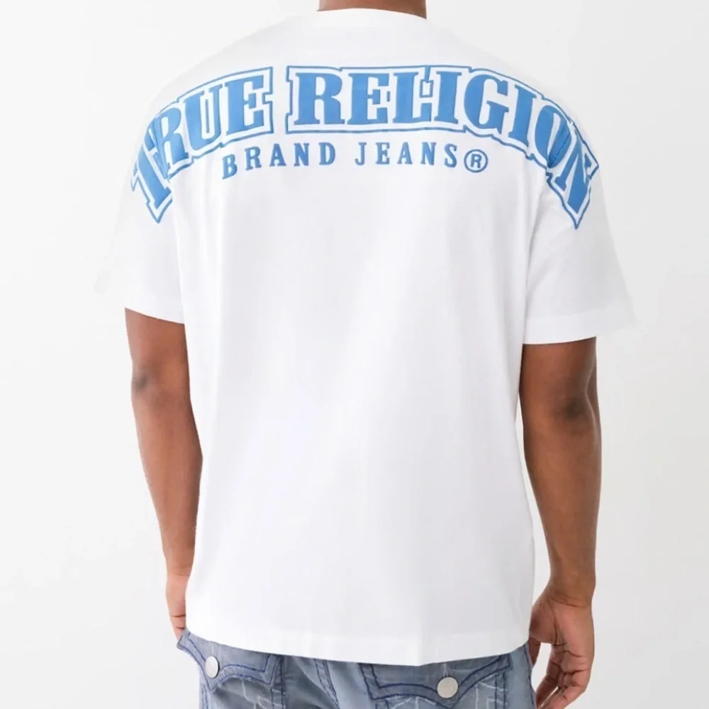 True religion LOGO OVERSEAM PUFF T TEE